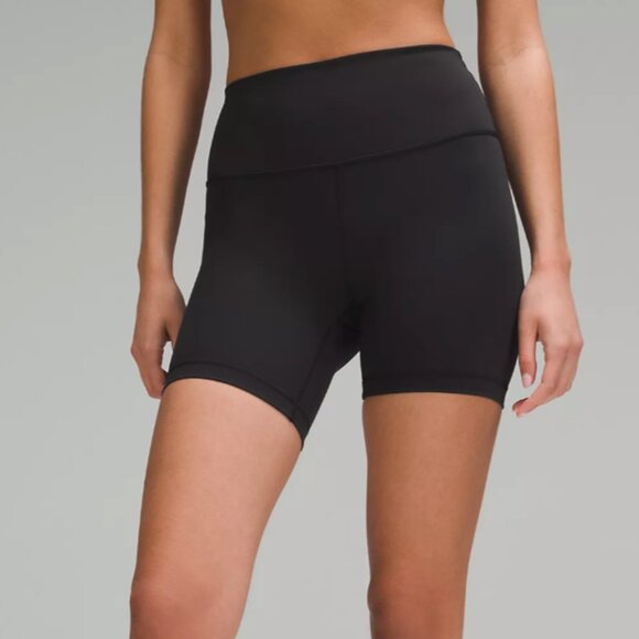 lululemon Wunder Train High-Rise Short 6" - Black - Picture 1 of 4